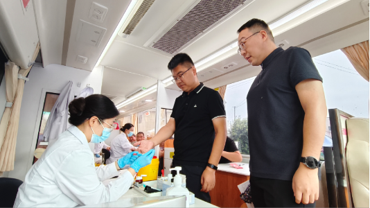 东明县三春集镇开展无偿献血活动