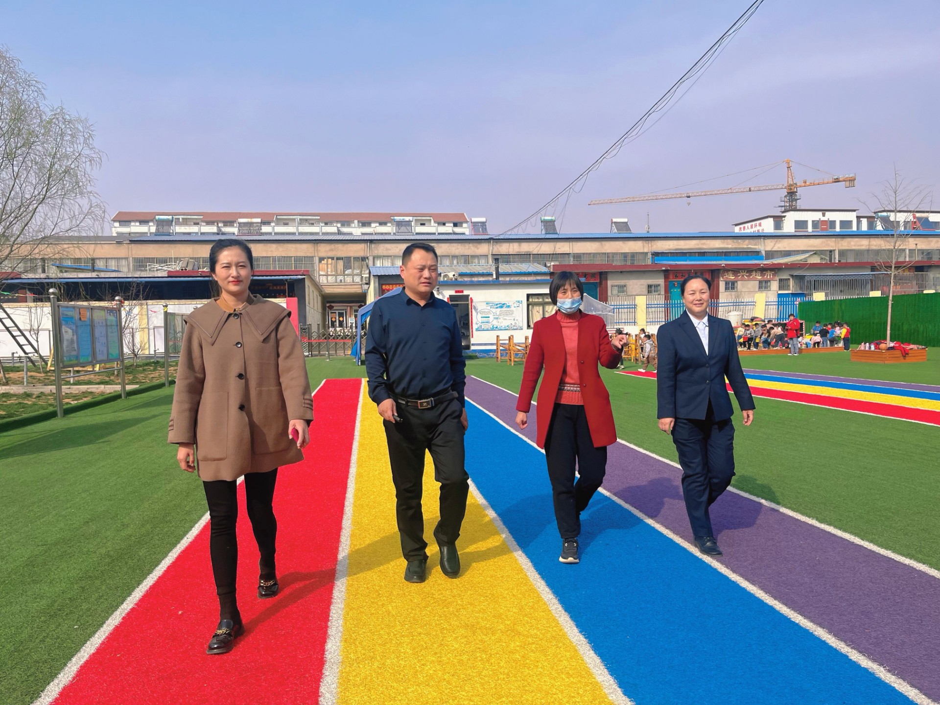 平邑县仲村镇副镇长徐艳到仲村镇中心幼儿园调研指导工作